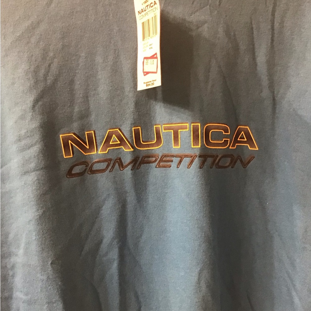 Vintage Y2K Nautica Competition Tee XXL Made in Mexico Deadstock w/Tags